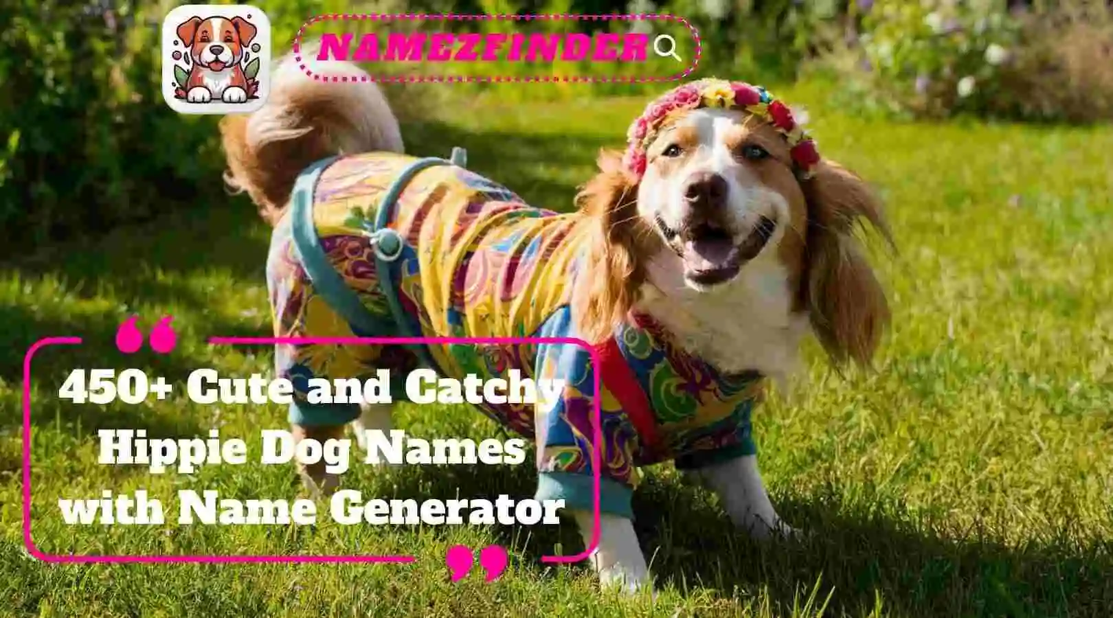 Cute and Catchy Hippie Dog Names with Name Generator