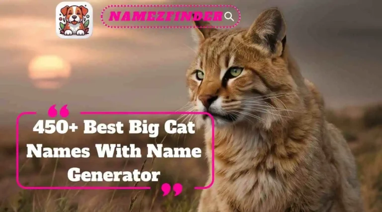 Best Big Cat Names With Name Generator