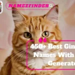 Best Ginger Cat Names With Name Generator