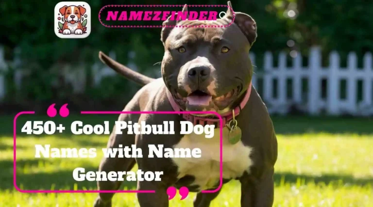 Cool Pitbull Dog Names with Name Generator