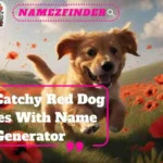 Catchy Red Dog Names With Name Generator